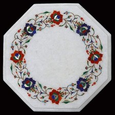 12 " Marmo Inserto Tavolino