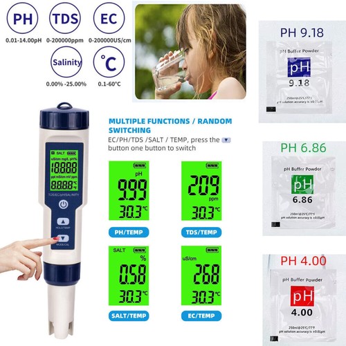 Valore digitale tds - ph, tds-ec