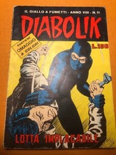 DIABOLIK  Prima Edizione Anno