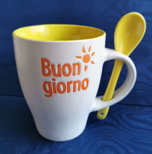 Tazza colazione giallo porta