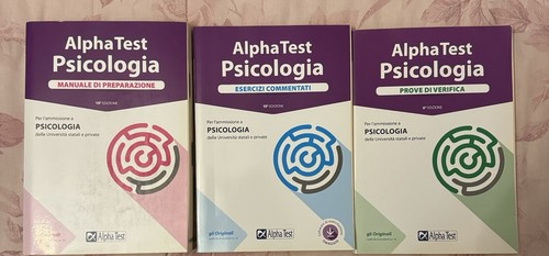 Alpha test psicologia libri - alpha,
