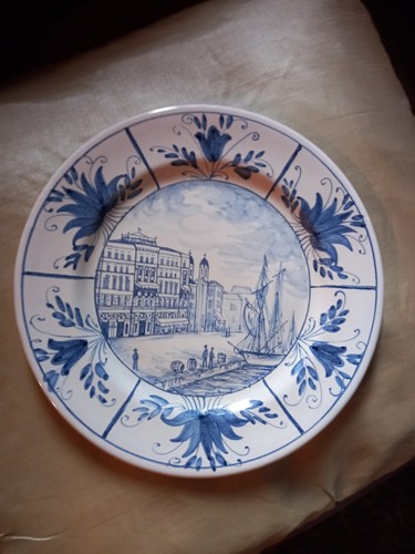 Coppia piatti natale ceramica - piatti,