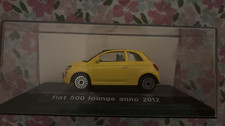 Fiat 500 Lounge 2012 Gialla - Modellino 1:43