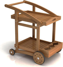 Carrello portavivande legno - carrello, in