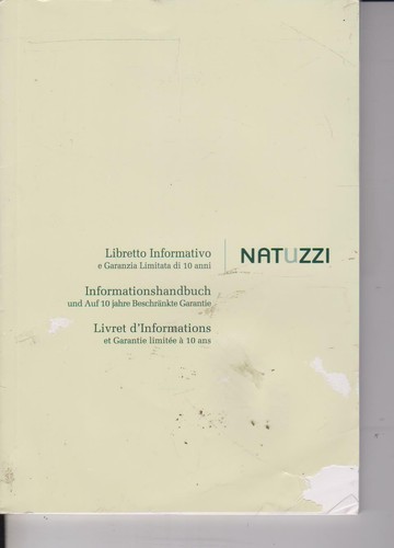 Natuzzi libretto informativo - natuzzi,