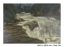 QUADRO AD OLIO VINTAGE FIRMATO