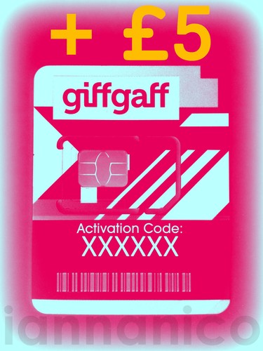 Giffgaff sim card - [nano], +