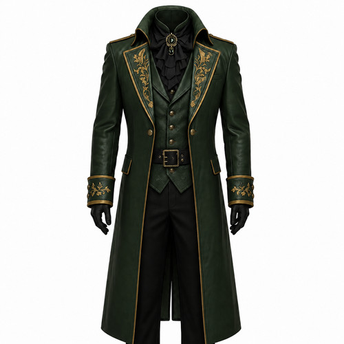 Trench uomo vittoriano gotico