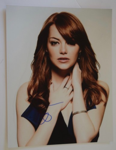 Foto firmata emma - emma, stone