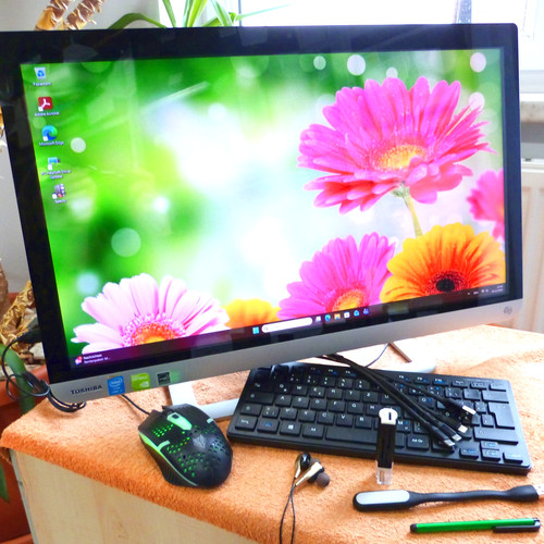 All one toshiba qosmio - pc,