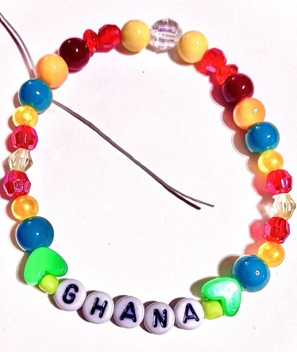 Bracciale ghana fifa ispirato - bracciale,