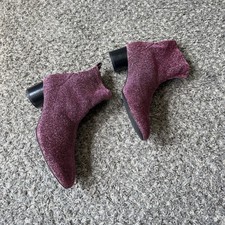 Zara calzino stivaletti rosa - stivaletti,
