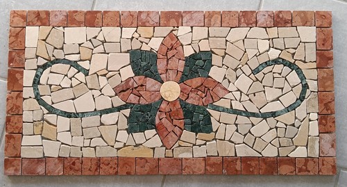 Rosone mosaico marmo con - rosone,