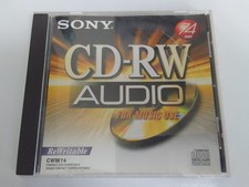 RARE SONY CD-RW AUDIO* 74