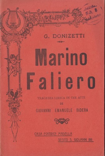 Libretto opera donizetti - d'opera,