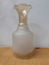 Antico Pralume Ricambio Vetro Satinato e inciso per Lampade/ Lampadario  