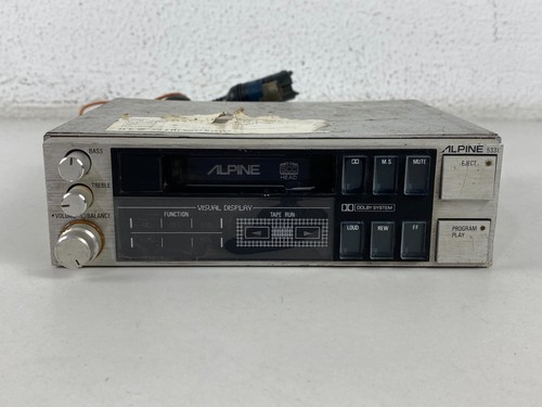 Autoradio cassetta alpine - cassetta,