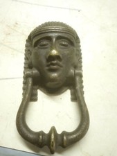 Battenti antichi in bronzo per porta 25 x 8 cm