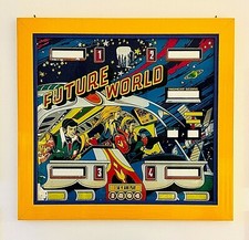 Quadro Vetro FLIPPER Future World Anni 60 Vintage Collezionismo Modernariato