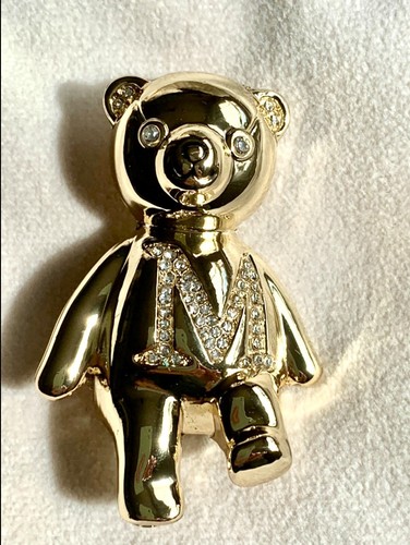 Max mara teddy broche shiny - max,
