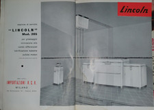 LINCOLN RICAMBI ATTREZZATURE OFFICINE AUTO - VECCHIA PUBBLICITA' ADVERT - G&O