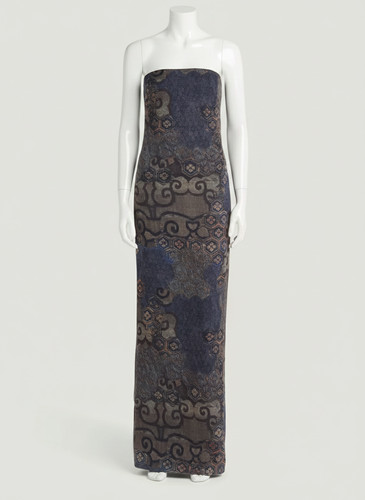 Giorgio armani abito donna blu - abito,