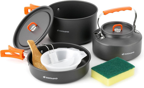 Set pentole campeggio - pentole,