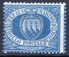 SAN MARINO 1894-99 STEMMA 25