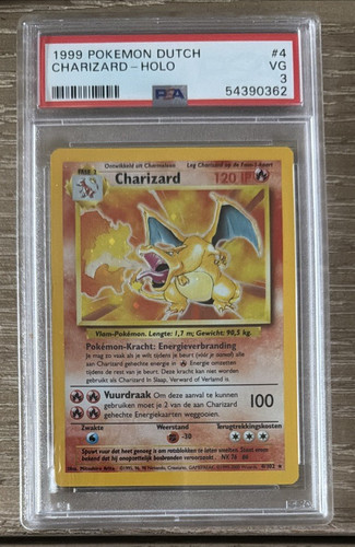 Carta pokémon charizard holo - carta,