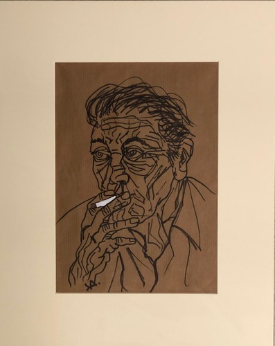 Disegno pennarello su - a,