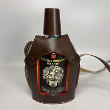 Brandy Vecchia Romagna Etichetta Nera Collezione Tracolla Cuoio Rara Vintage #20