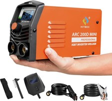 2 IN 1 Saldatrice Inverter 200A IGBT – Saldatore ad Arco/MMA e LIFT TIG, Display