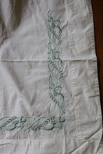 Lenzuolo piatto DEA ricamato