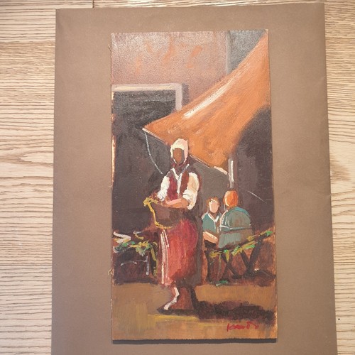 Donna mercato quadro a - -,