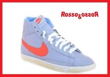 NIKE BLAZER MID VINTAGE TXT COLLO ALTO 574270001 UNISEX GRIGIO BAFFO ROSSO