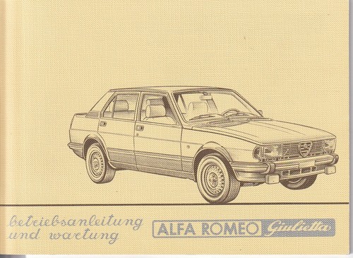 Alfa romeo giulietta manuale - romeo,