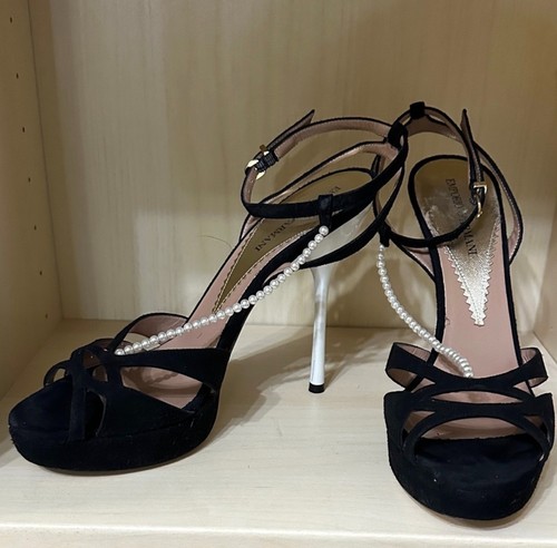 Strap nero perlato emporio - t-strap,