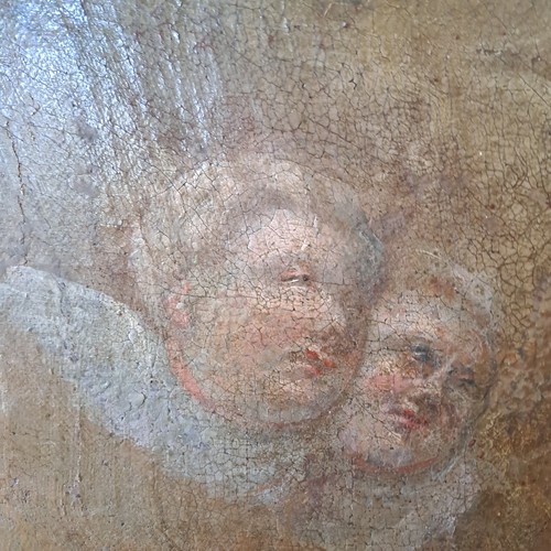 Quadro antico sacro - olio, su
