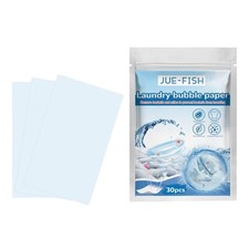 Lot de 30 adoucisseurs de savon en papier liquide pour laver les vêtements.