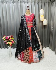 Abito Tradizionale Indiano Fashionable Lehenga Choli Per Matrimonio Bollywood
