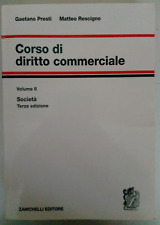 LIBRI UNIVERSITA' - CORSO DI DIRITTO COMMERCIALE VOL.II (PRESTI-RESCIGNO)