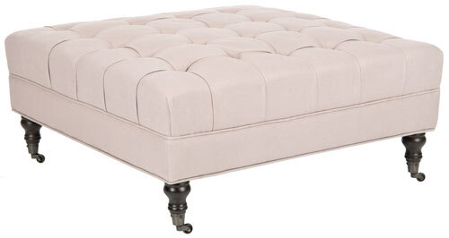 Safavieh clark cocktail pouf - clark,