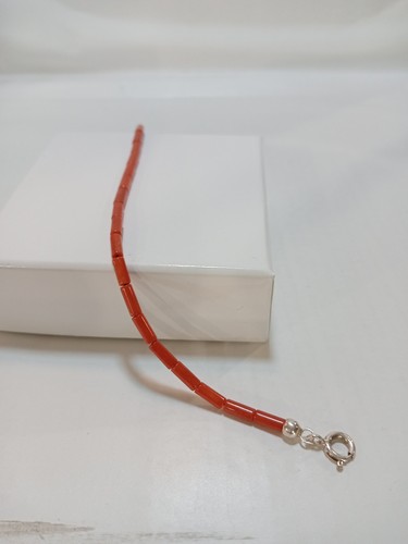 Bracciale corallo tubolare - in,