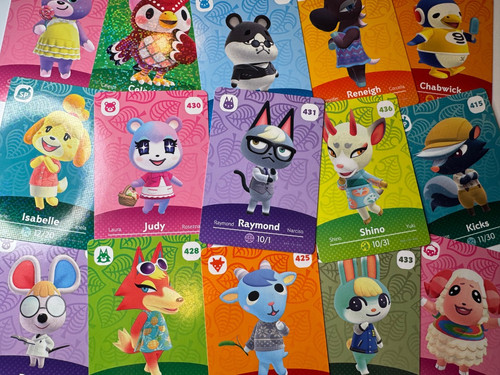 Carte amiibo animal crossing - carte,