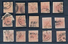 1850/54  LOMBARDO VENETO LOTTO 15 FRANCOBOLLI QUALITA' MISTA COME FOTO  F/4906