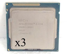 3x Intel Core i5-3550 3,30 GHz socket LGA 1155/H2 processore CPU quad-core SR0P0