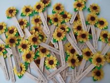 SEGNALIBRO SEGNAPOSTO GIRASOLE CON FRASE, PERSONALIZZATO HANDMADE