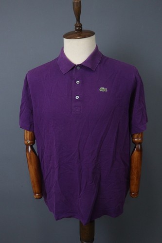 Polo lacoste viola 100 cotone - viola,