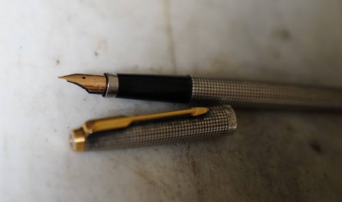 Penna stilo parker argento - penna,
