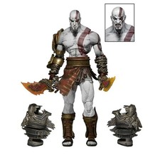 NECA GOD OF WAR ULTIMATE KRATOS ACTION FIGURE MODELLO DA COLLEZIONE VINILE